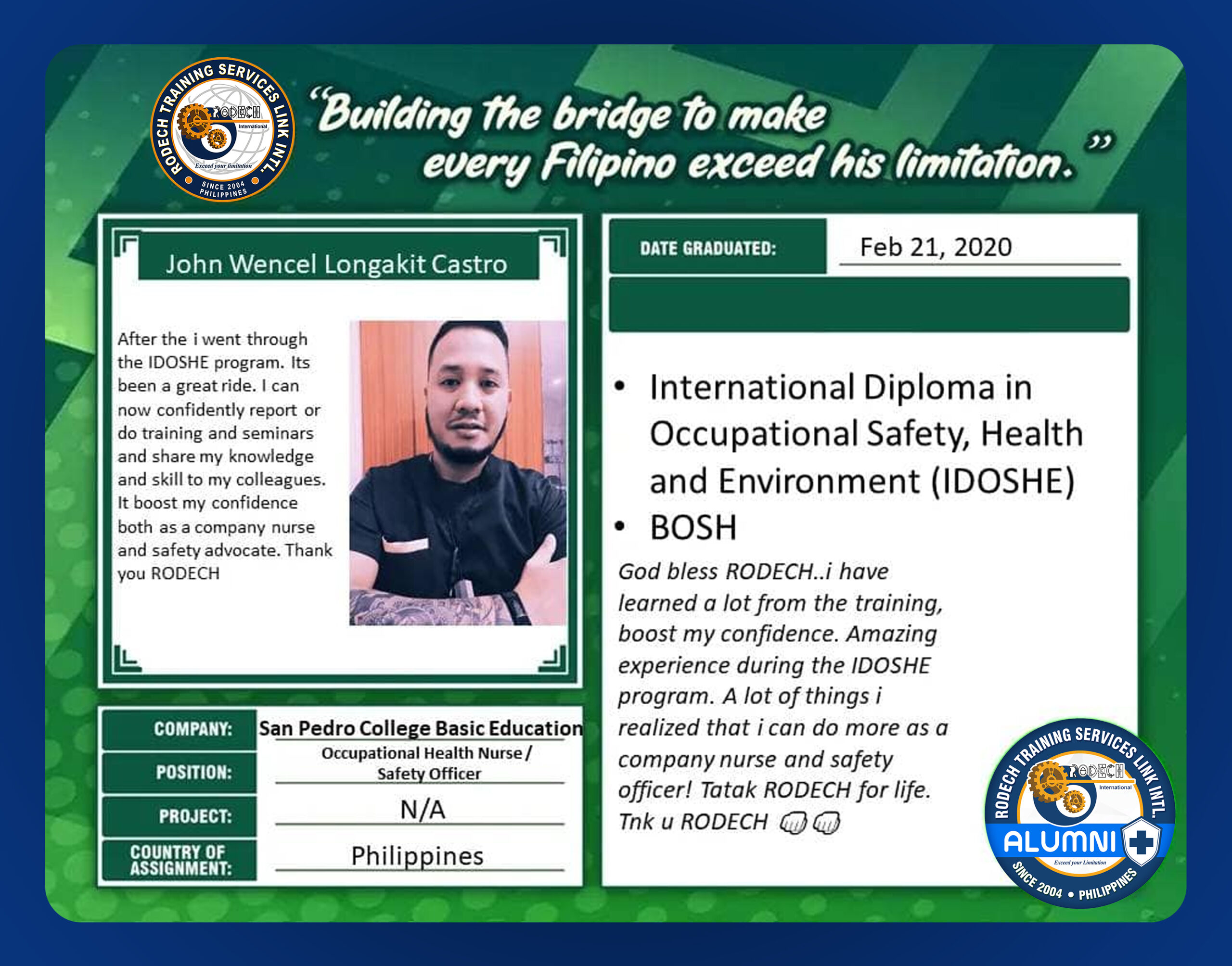 RODECH SUCCESS STORY 15