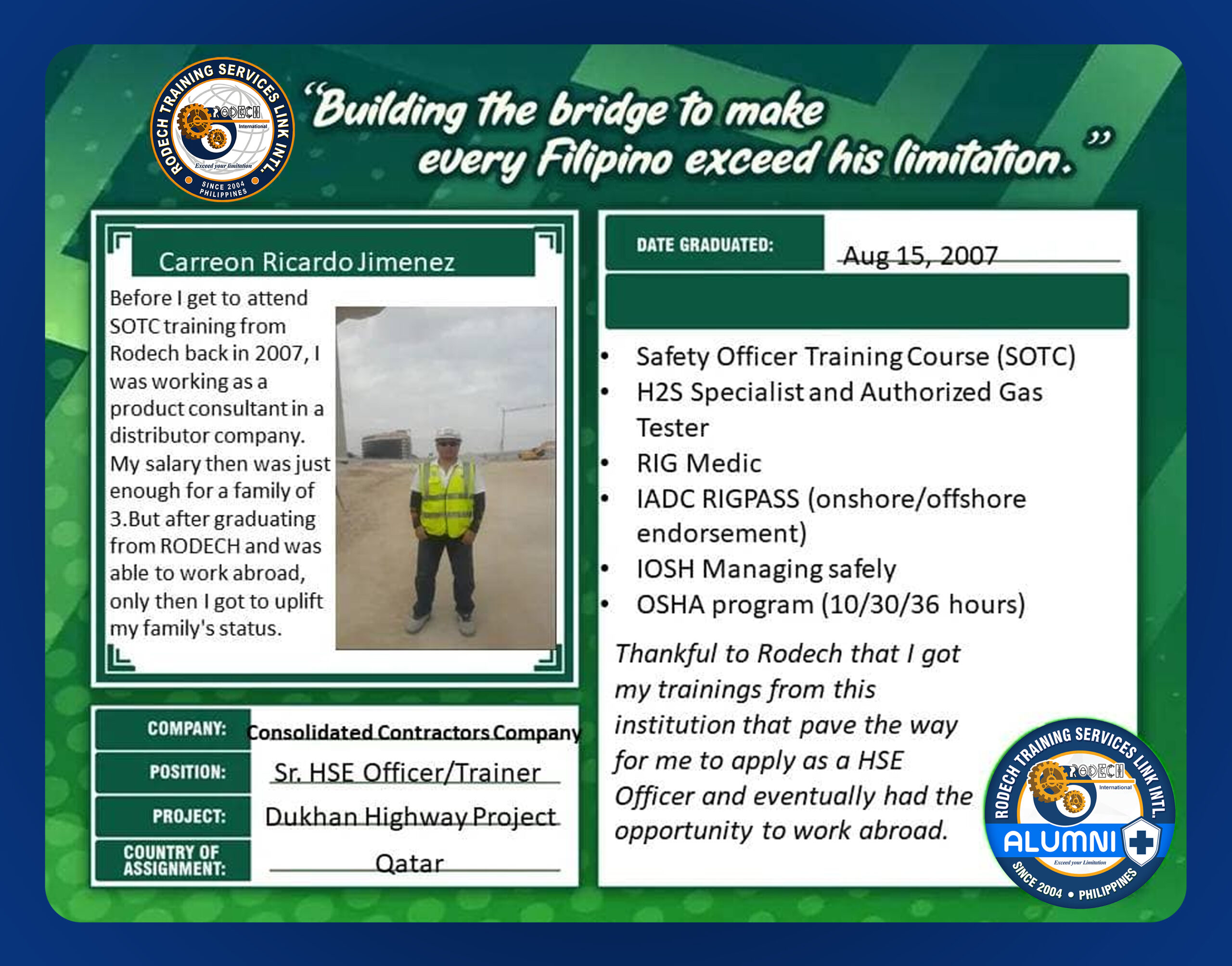 RODECH SUCCESS STORY 5