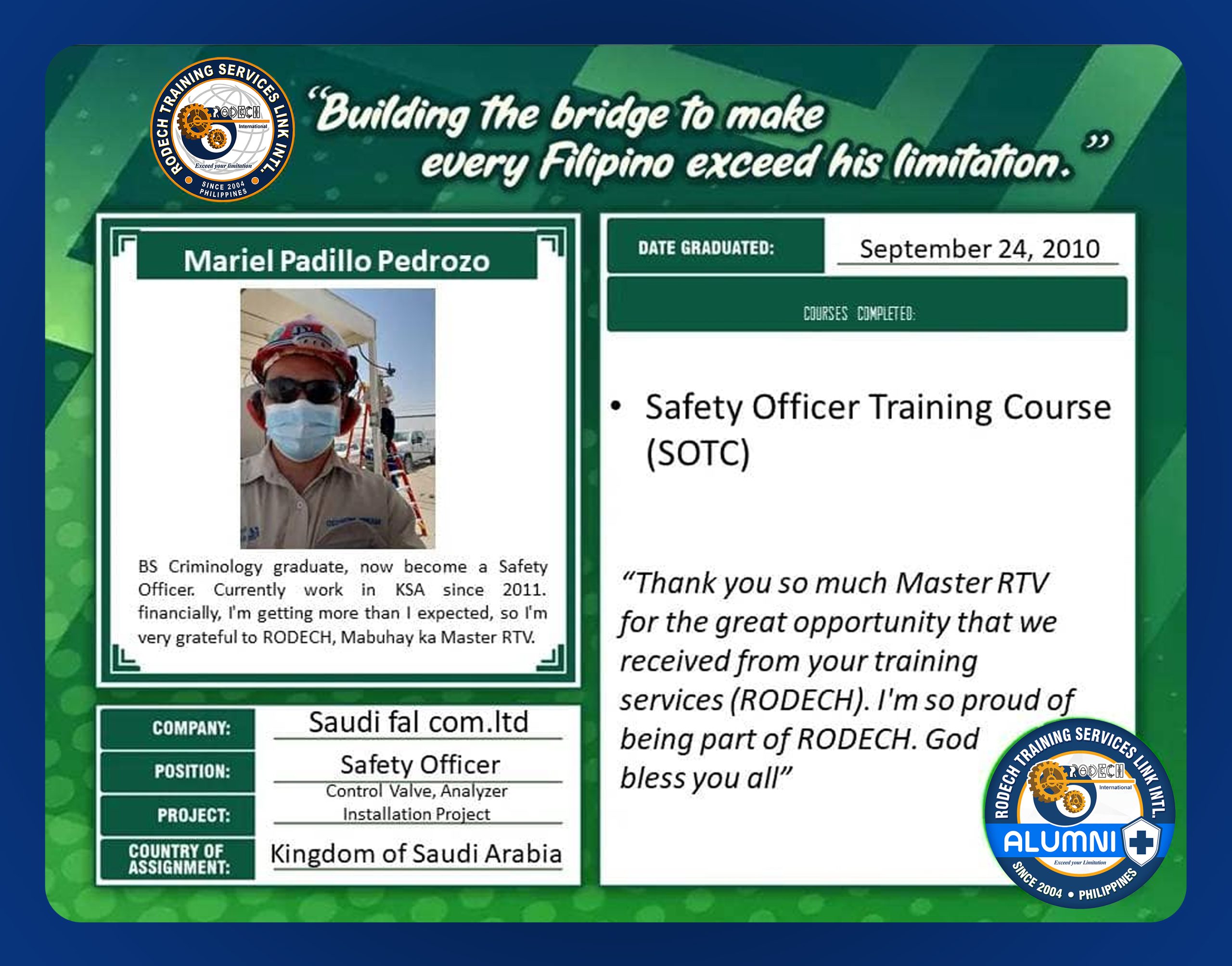 RODECH SUCCESS STORY 30