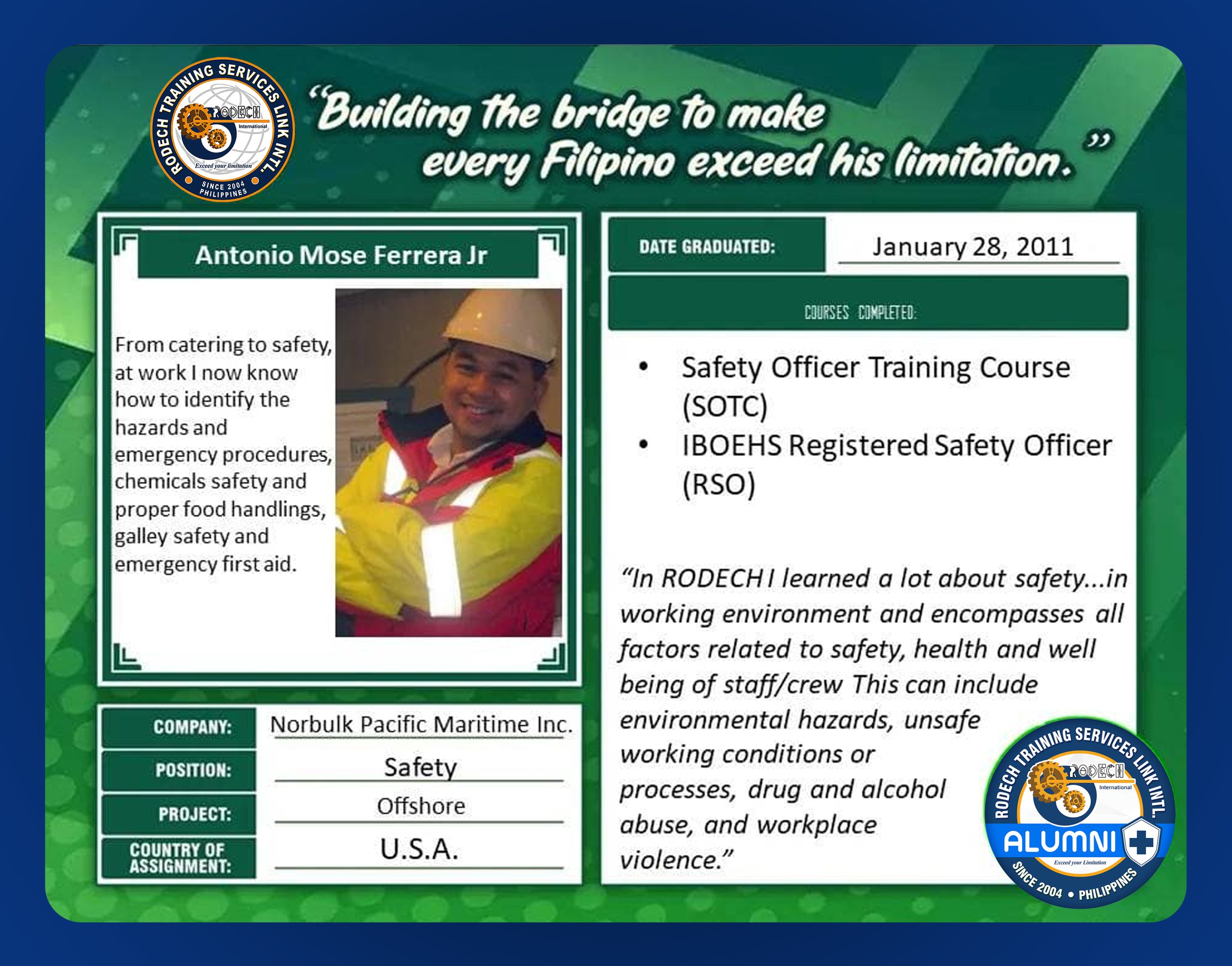 RODECH SUCCESS STORY 35