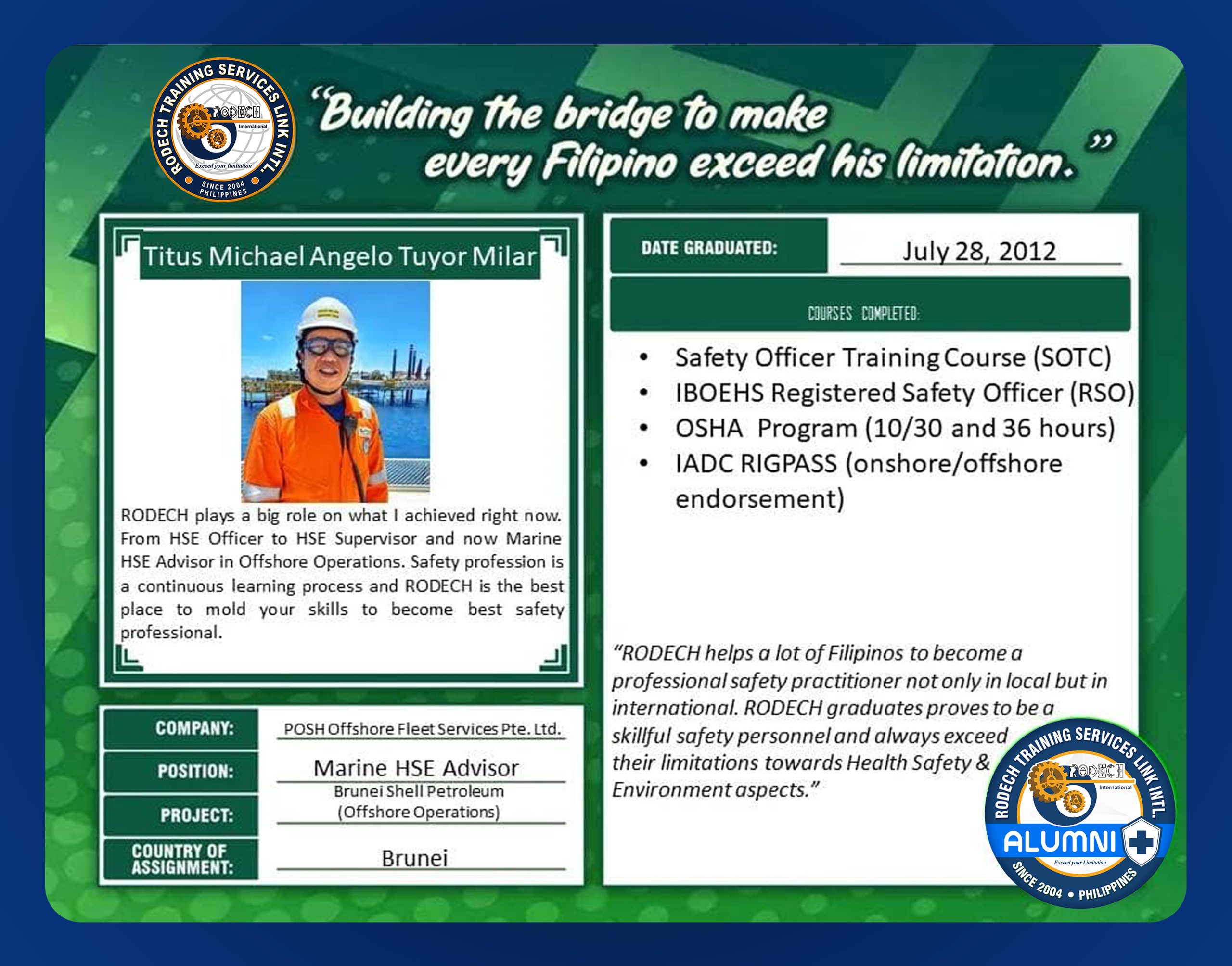 RODECH SUCCESS STORY 38